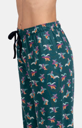 Pyjama long boutonné Femme Renard Vert 4