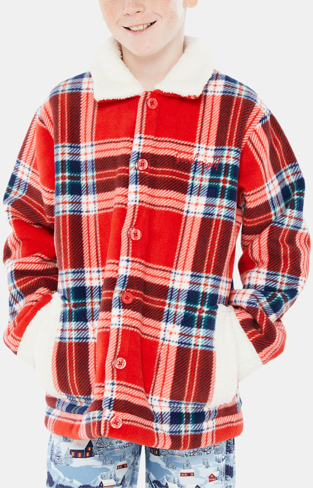 Veste Enfant Polaire Logan Rouge 2