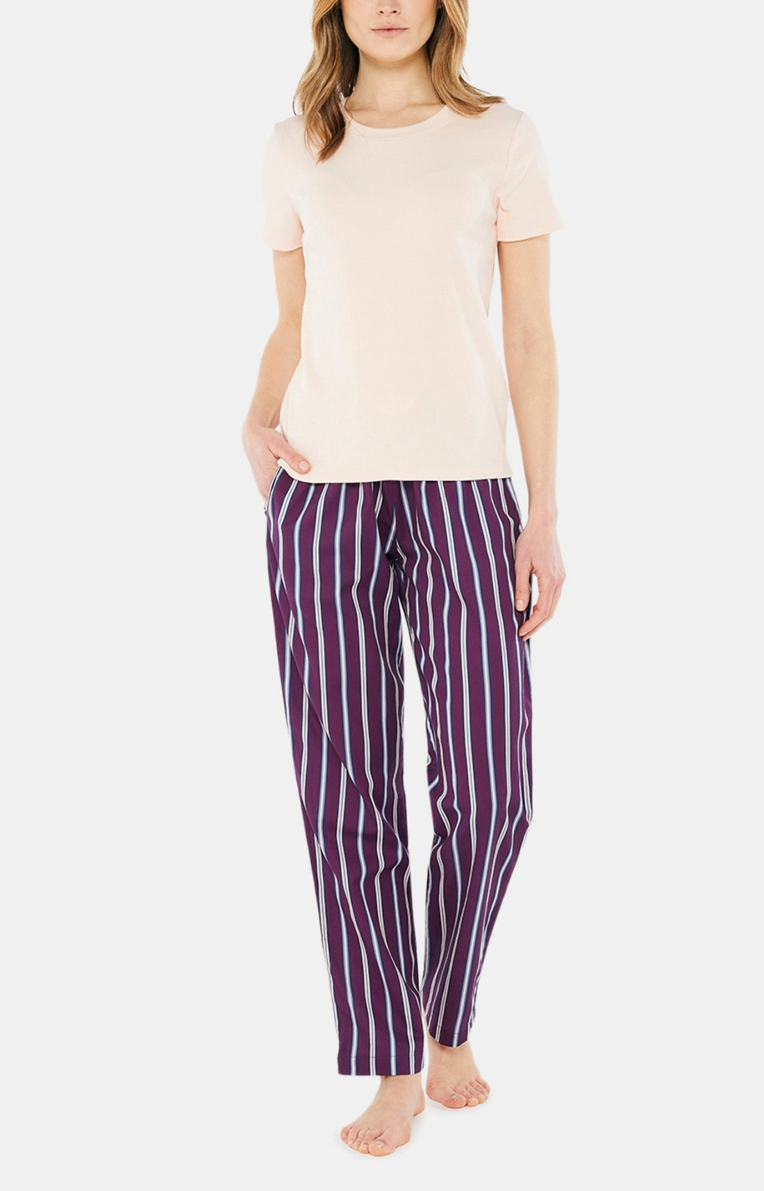 Striped Pants - Iris
