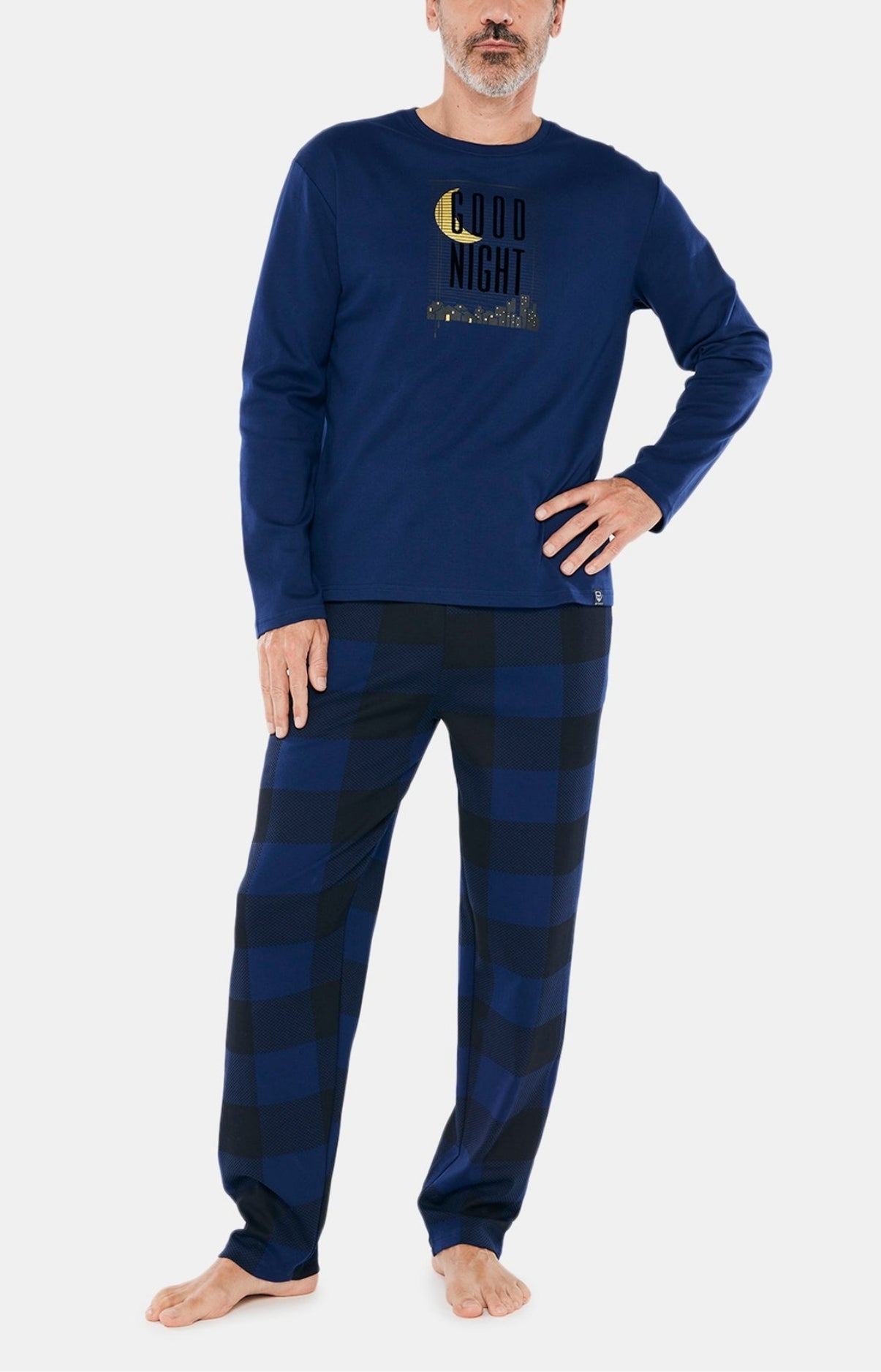 Pyjama long Homme Good Night Marine 1