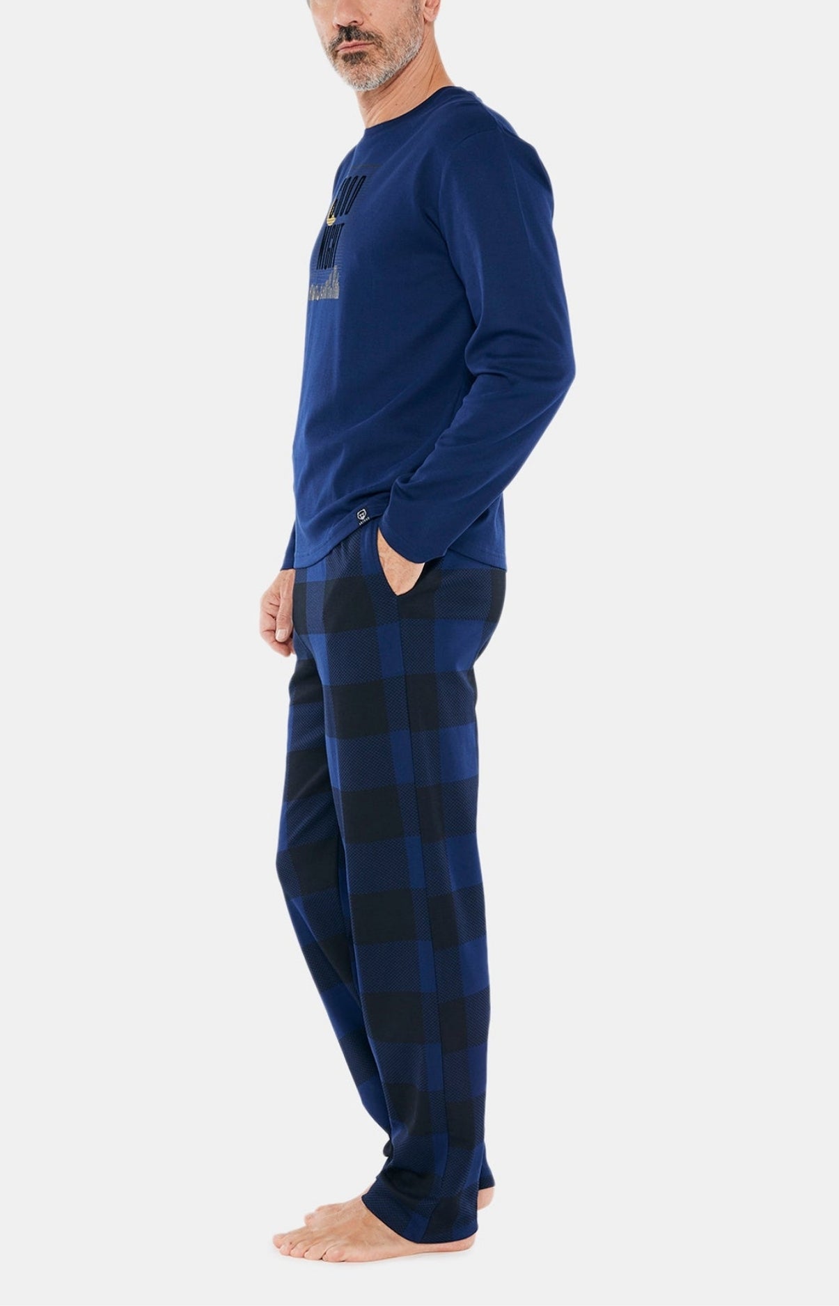 Pyjama long Homme Good Night Marine 4