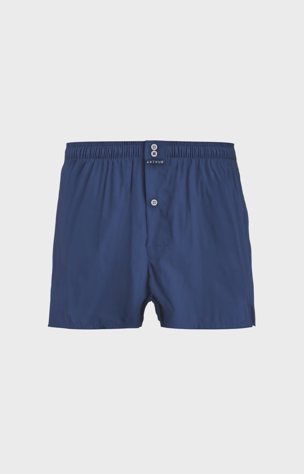 Caleçon avec suspensoir Le Club n°1226 Imprimé vannes et palmiers multicolores élastique rayé bleu et blanc 6