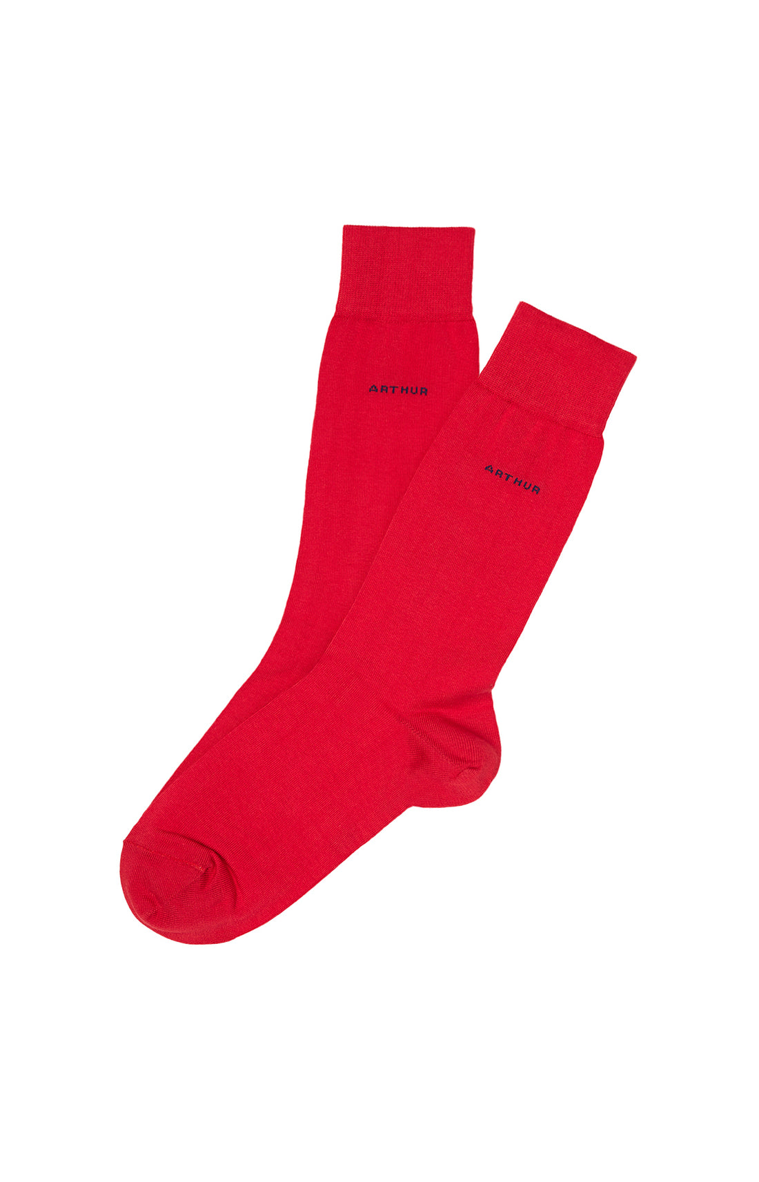 Chaussettes Unies Rouge 1