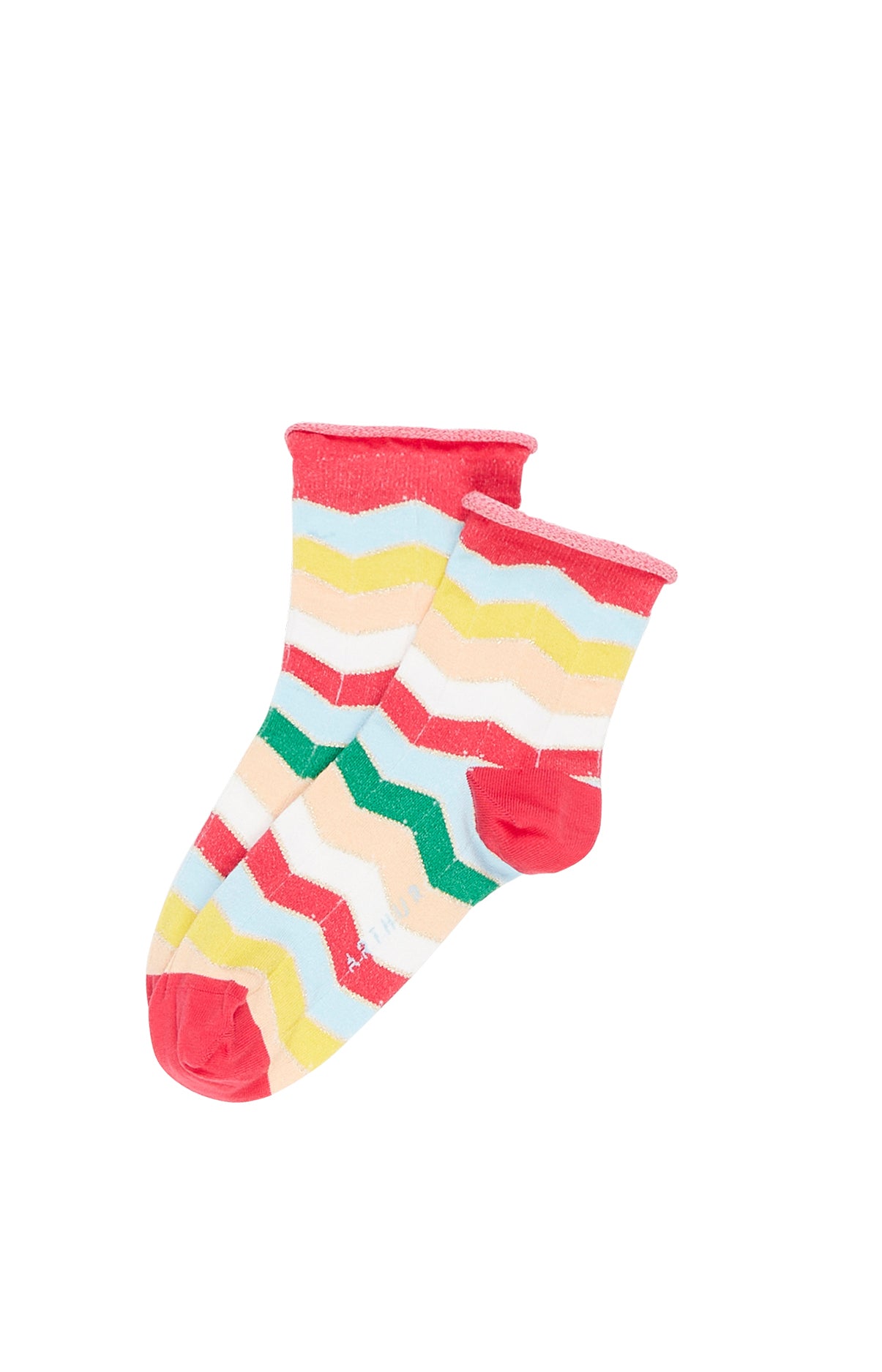 Multicolored Striped Socks