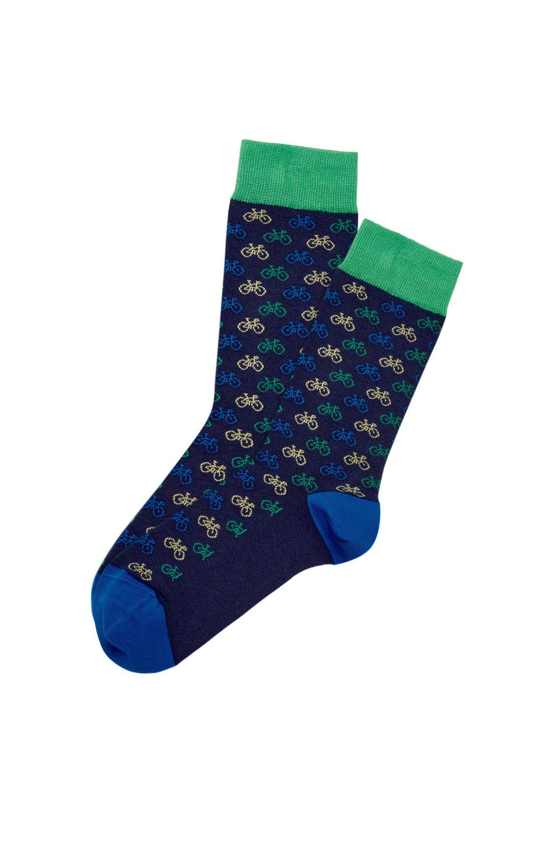 Chaussettes Homme Petit Vélo Marine 3