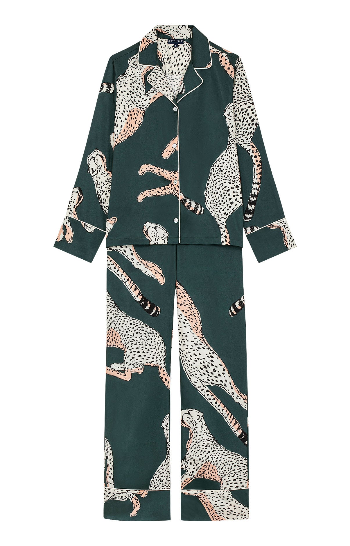 Fir Buttoned pyjama - Cheetah