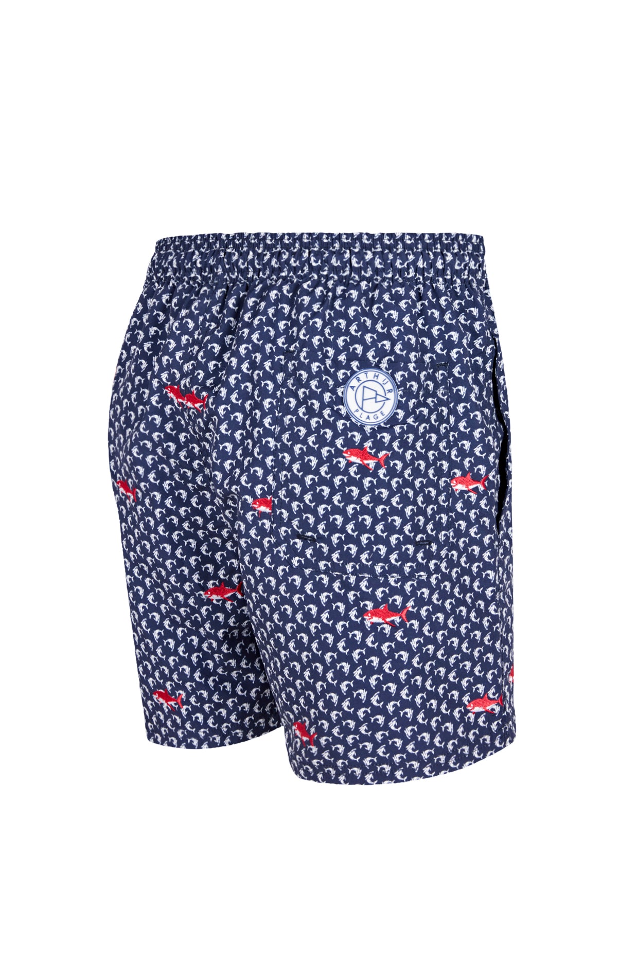 Short de bain Enfant Marine brodé Requin 2