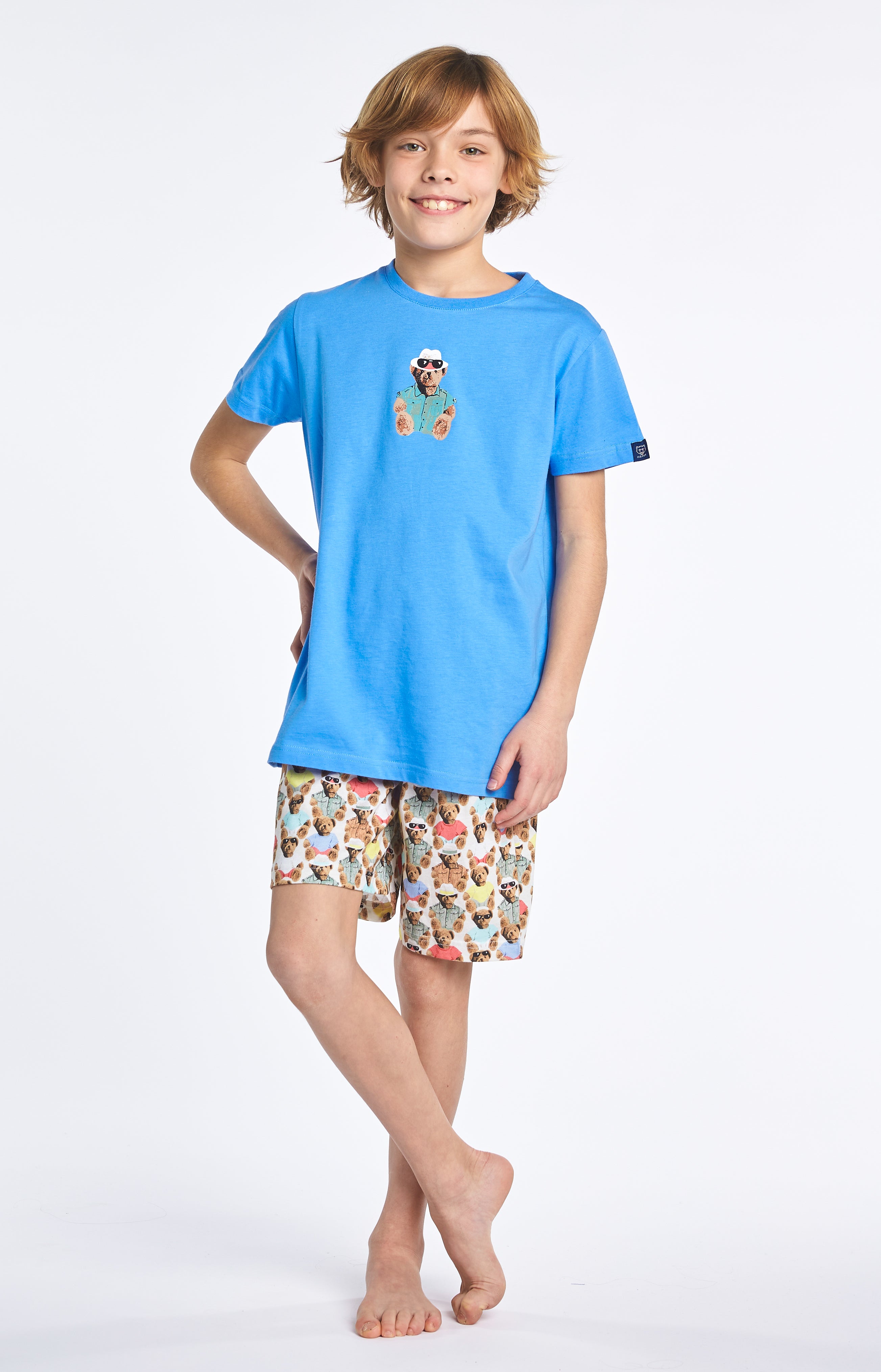 Pyjama court enfant Teddy Multicolore 1