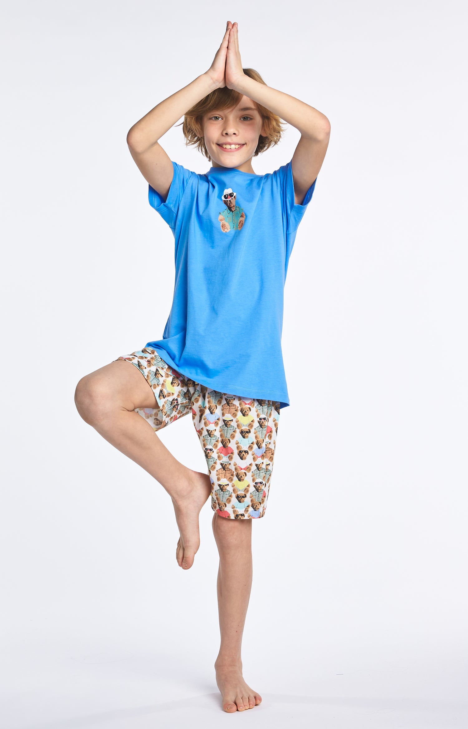 Pyjama court enfant Teddy Multicolore 4