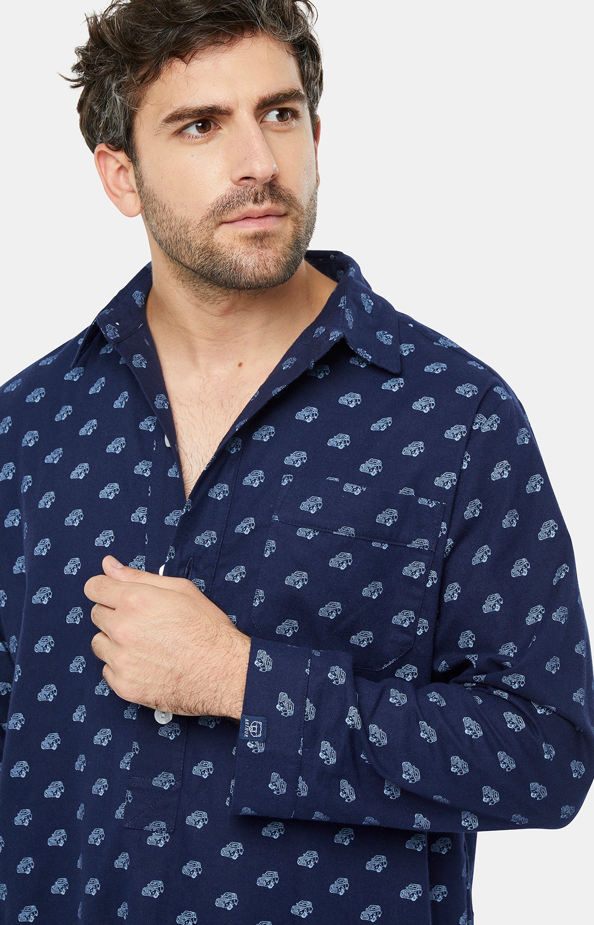 Chemise Grand P re 2CV Chemises de nuit Homme Arthur