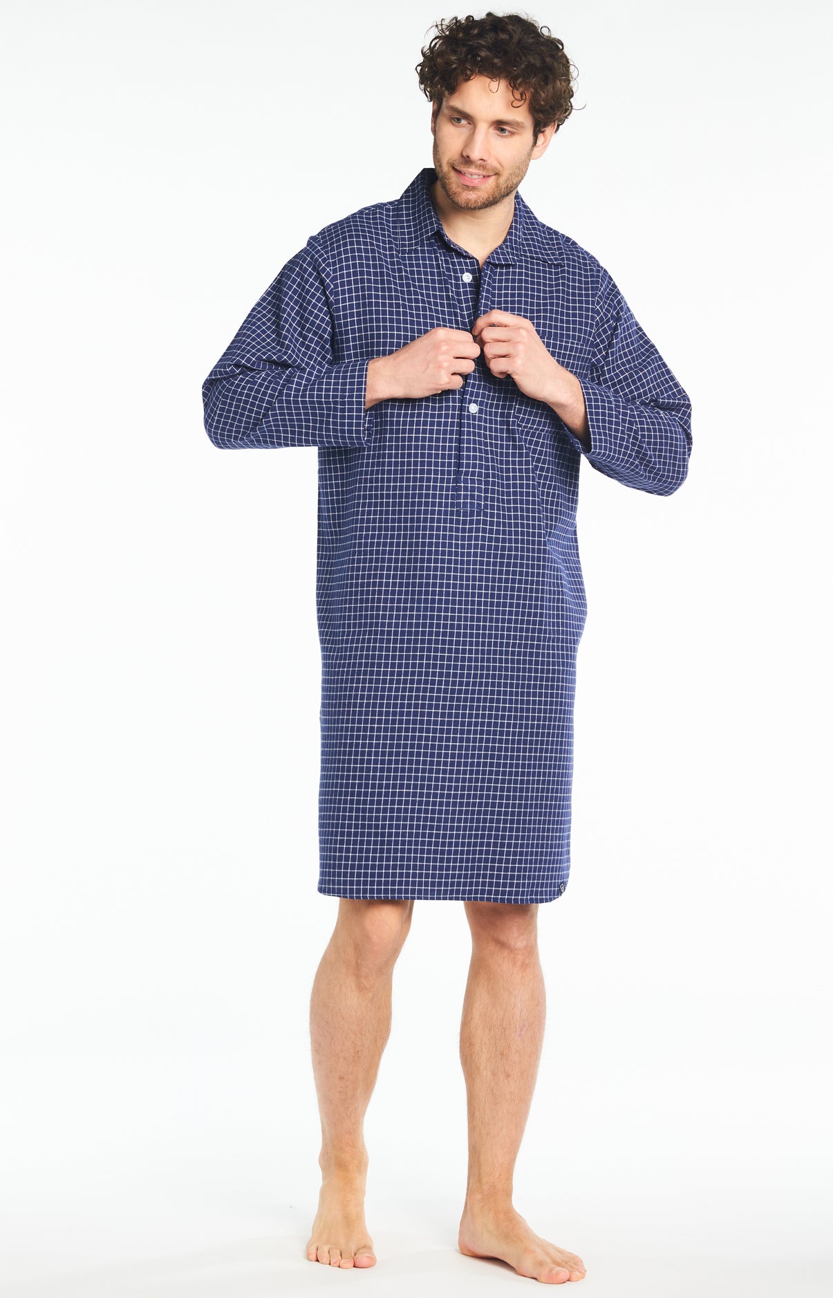 Chemise Grand Père Classique Chemise de nuit Homme – Arthur