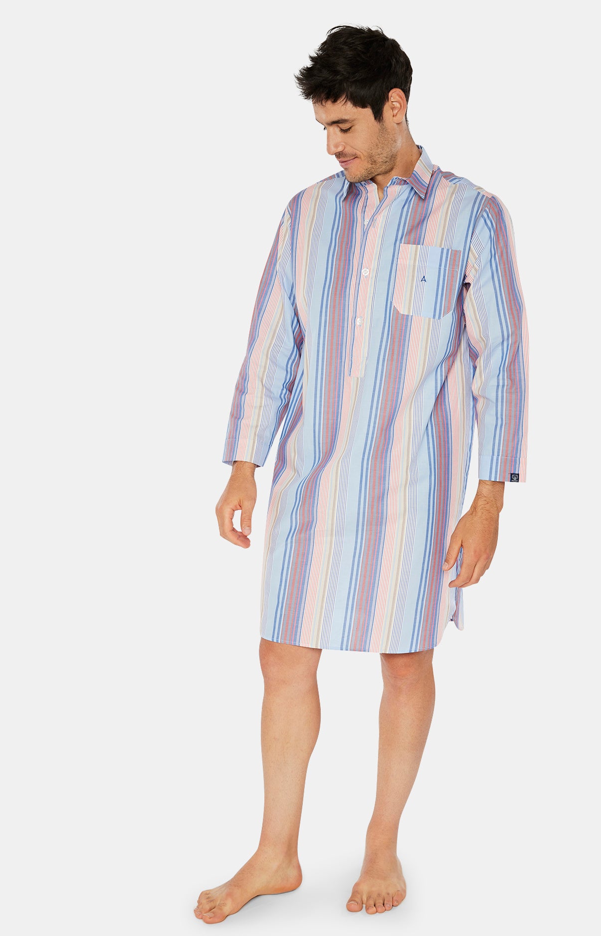 Chemise Grand Père Rayure Tampa - Main Image