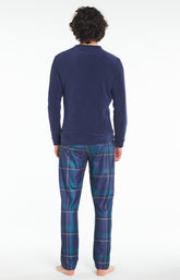 Pyjama long Homme Polaire Benjamin Marine 4