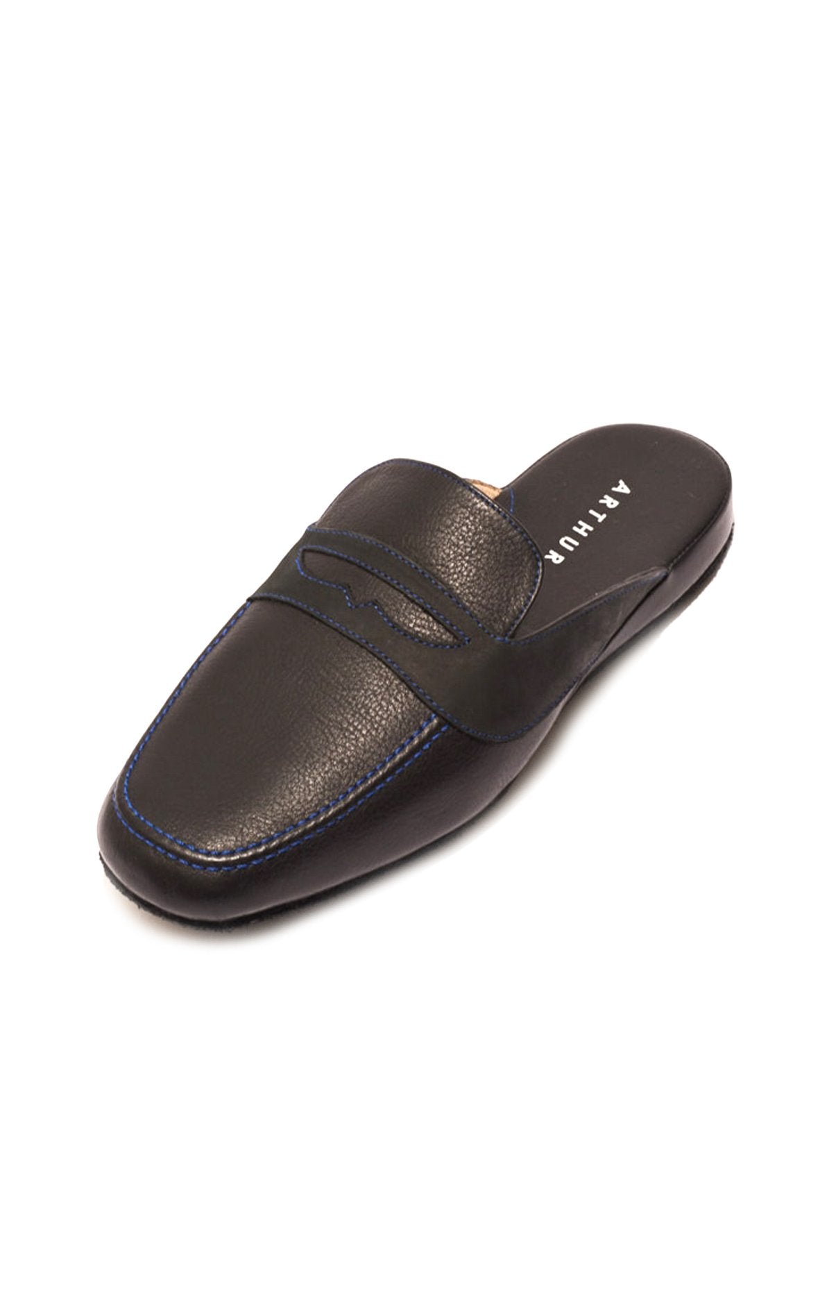 Pantoufles discount cuir homme