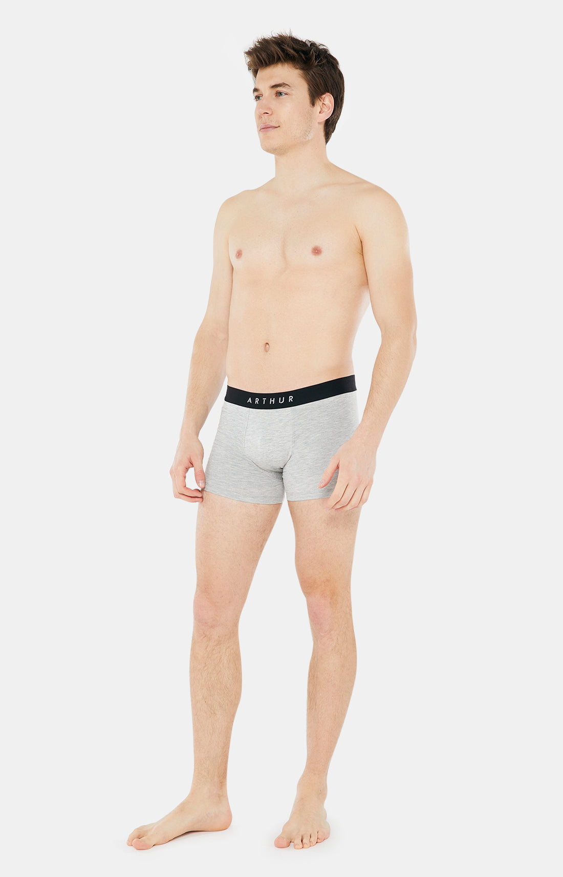 Boxer Homme Tradi Gris 1