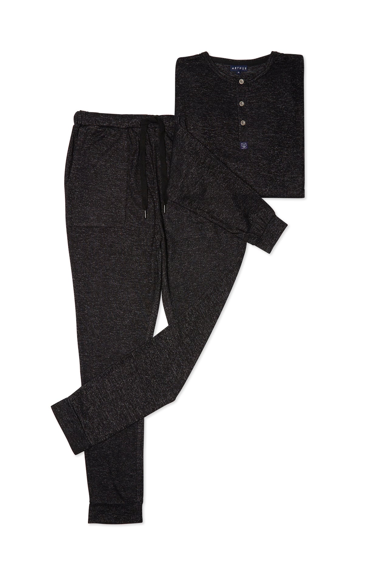 Pyjama Long Uni Anthracite 3