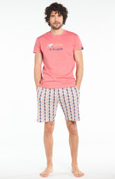 Pyjashort Homme Livre à domicile Multicolore 2