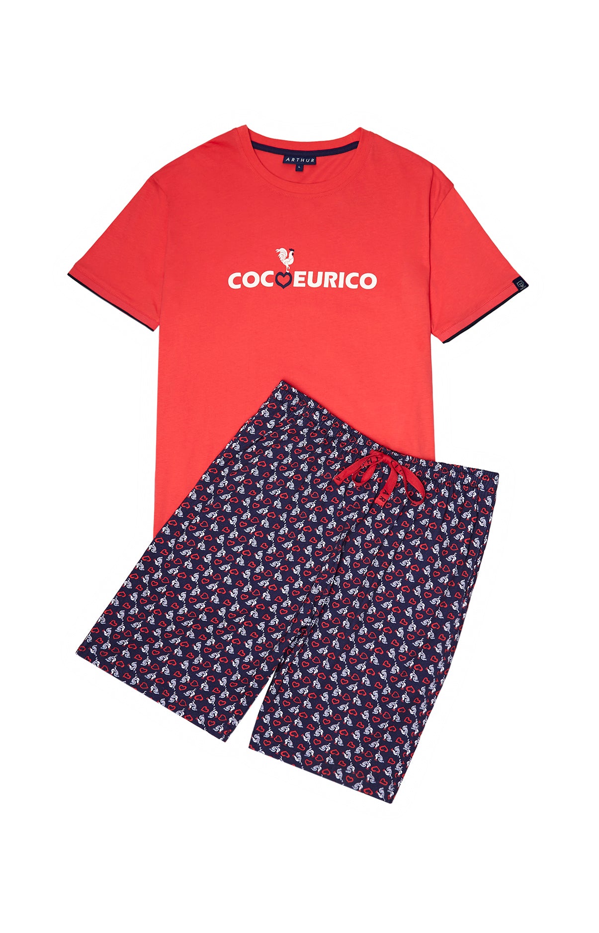 Pyjashort Cocoeurico Pyjama court Homme Arthur