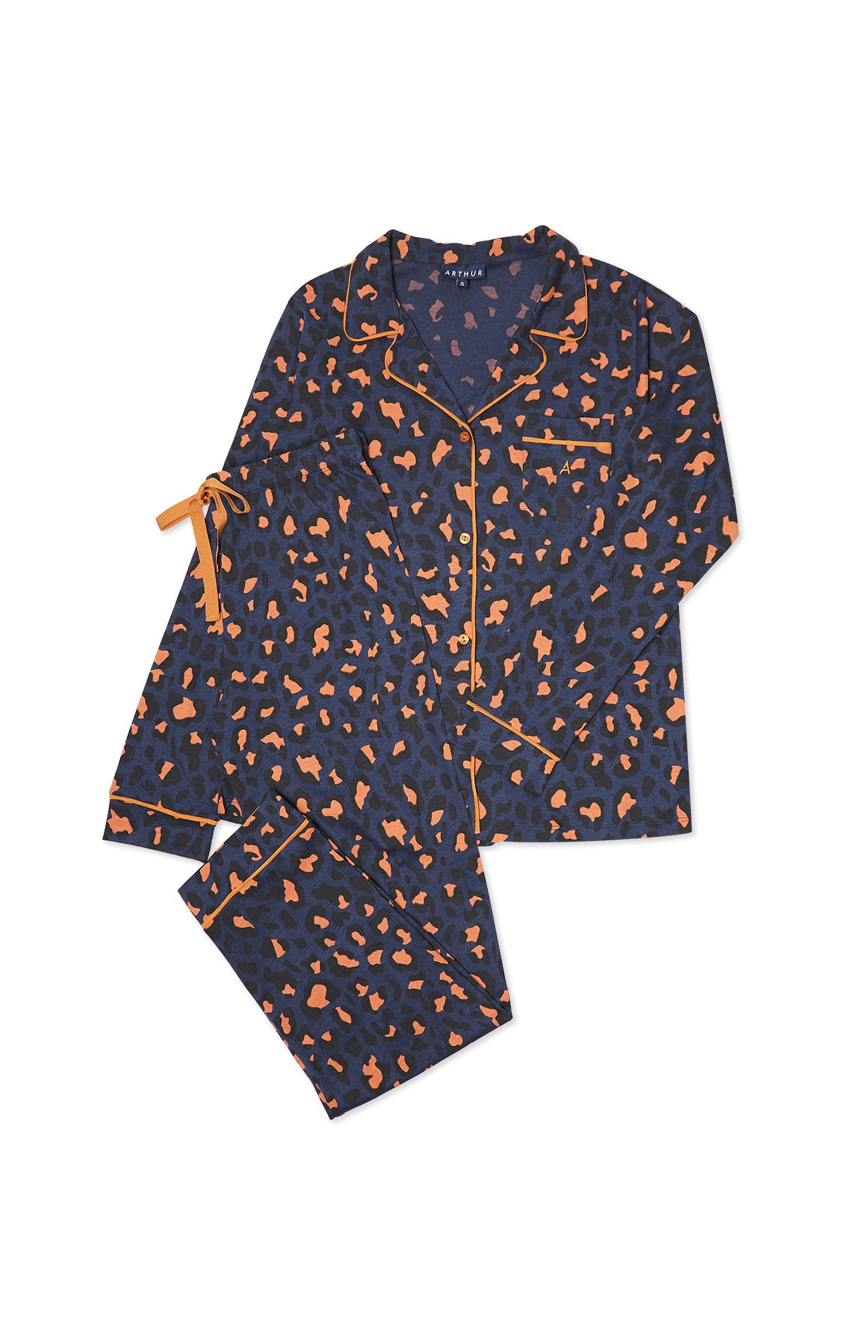 Pyjama Long Lyocell Leopard 3