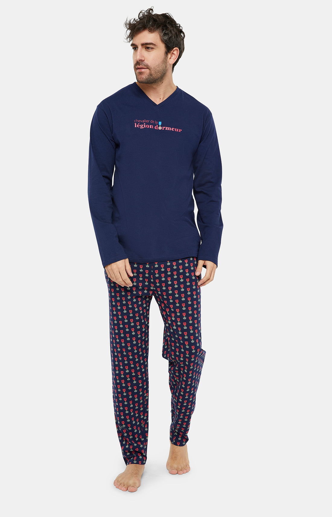 Pyjama long Homme Légion Dormeur Marine 1