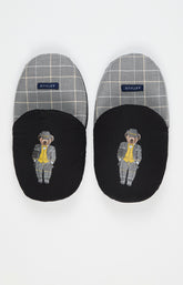 Pantoufles Homme Charles Gris 2