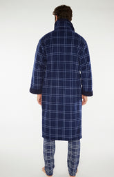 Robe de chambre Homme Polaire Lewis Marine 5