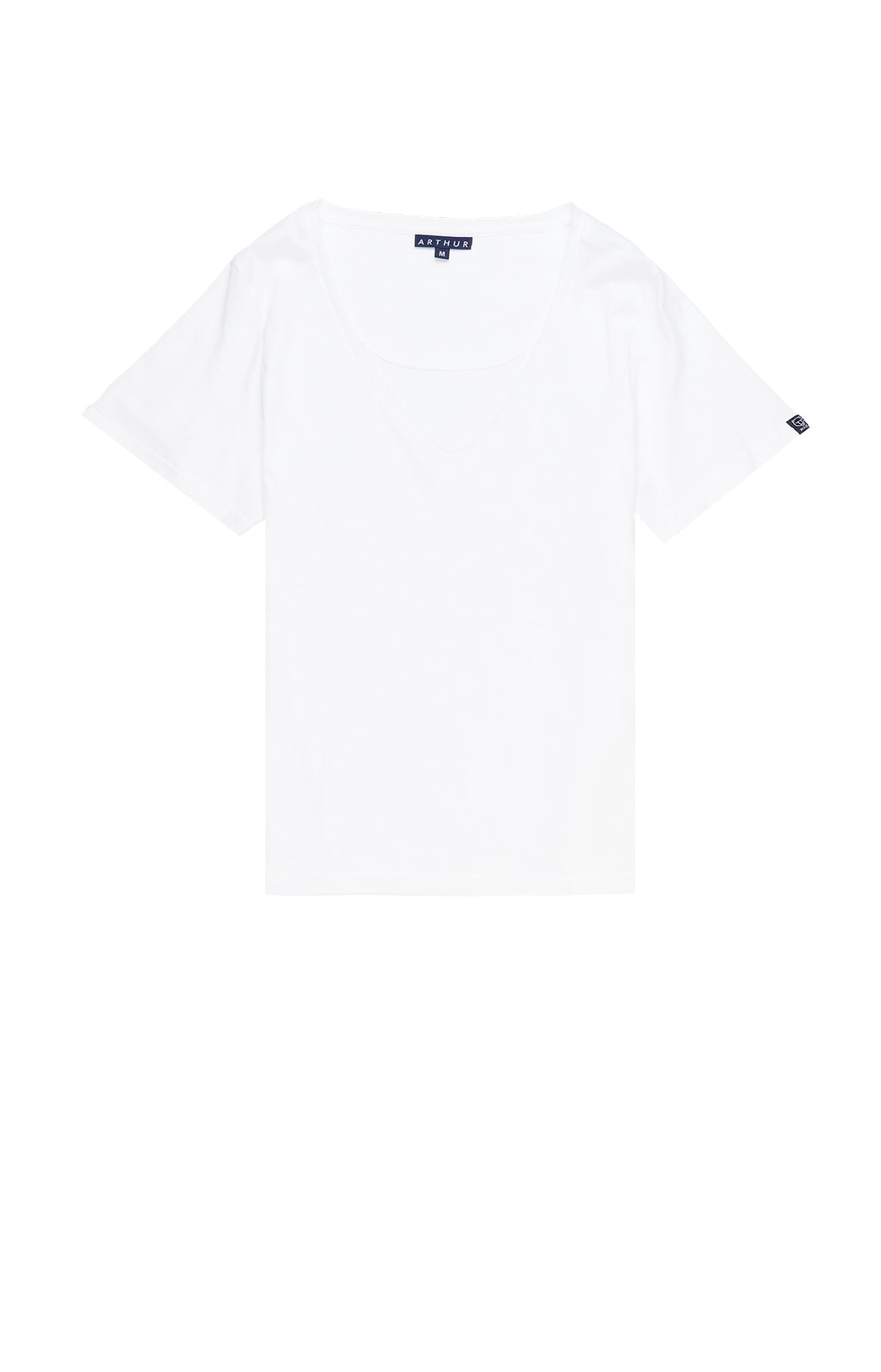 Tee-Shirt en coton pima Blanc 3