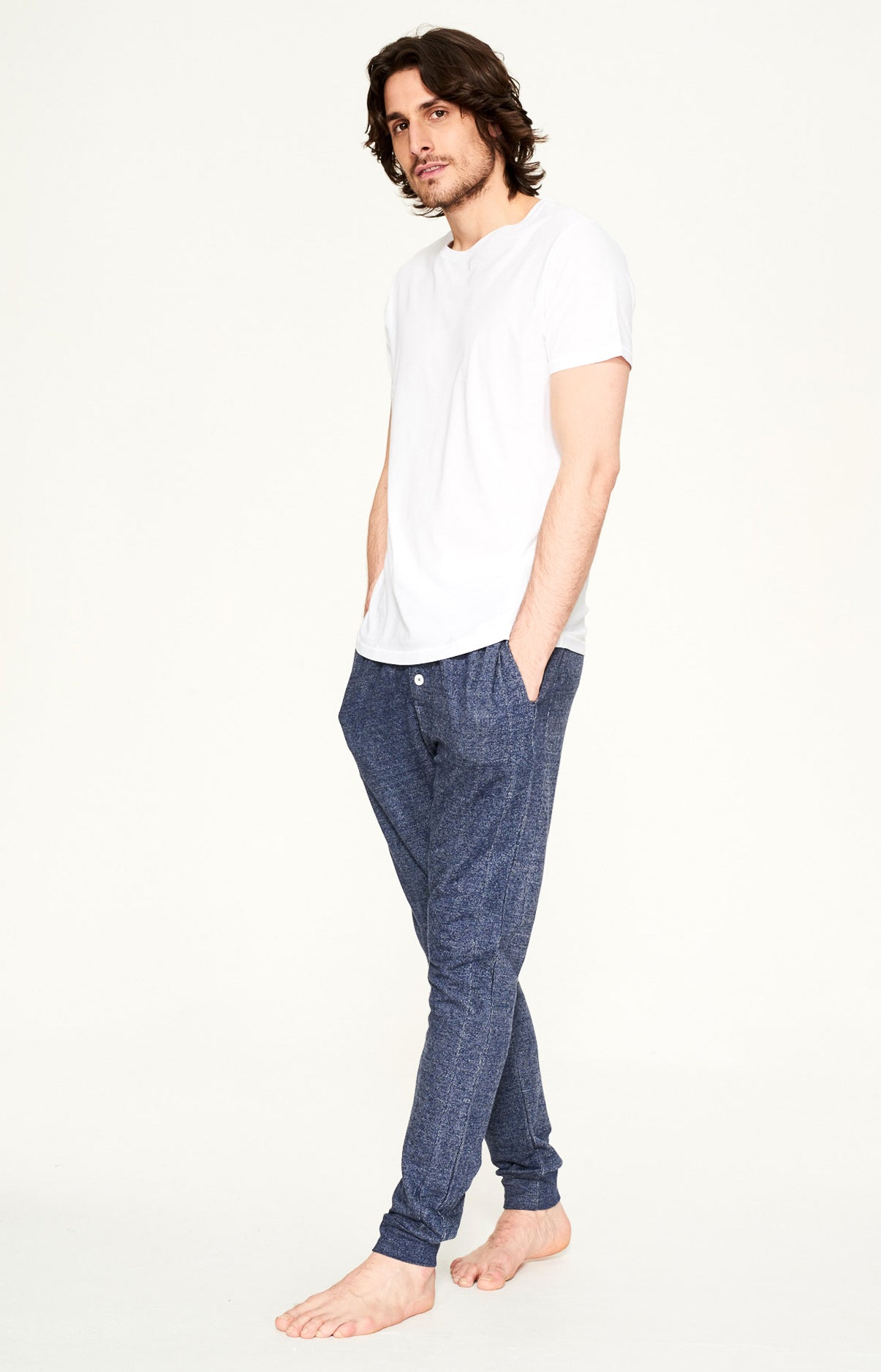 Tee-shirt Homme pima Blanc 1