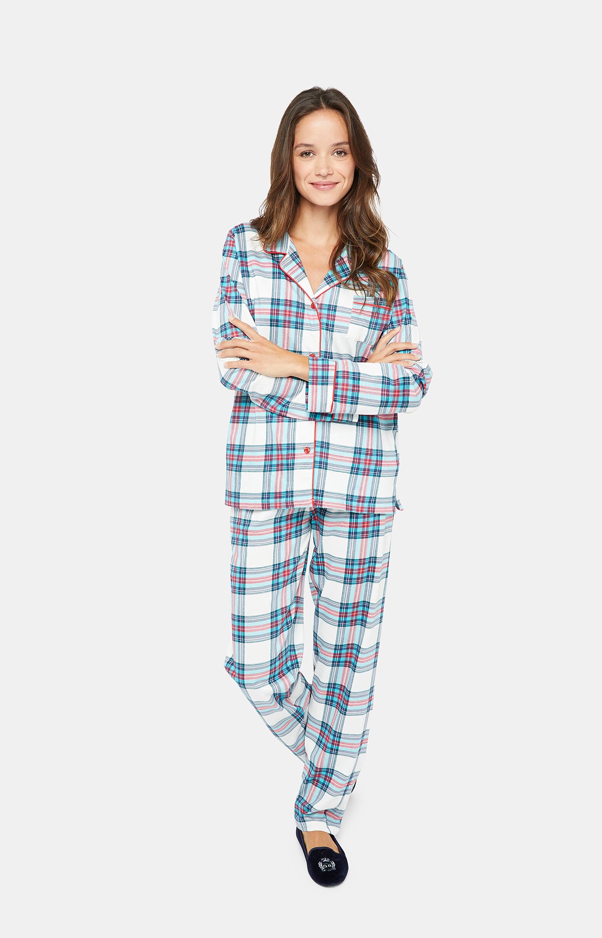 Arthur Pyjamas Pyjama boutonné Honoré | Pyjamas long Femme – Arthur