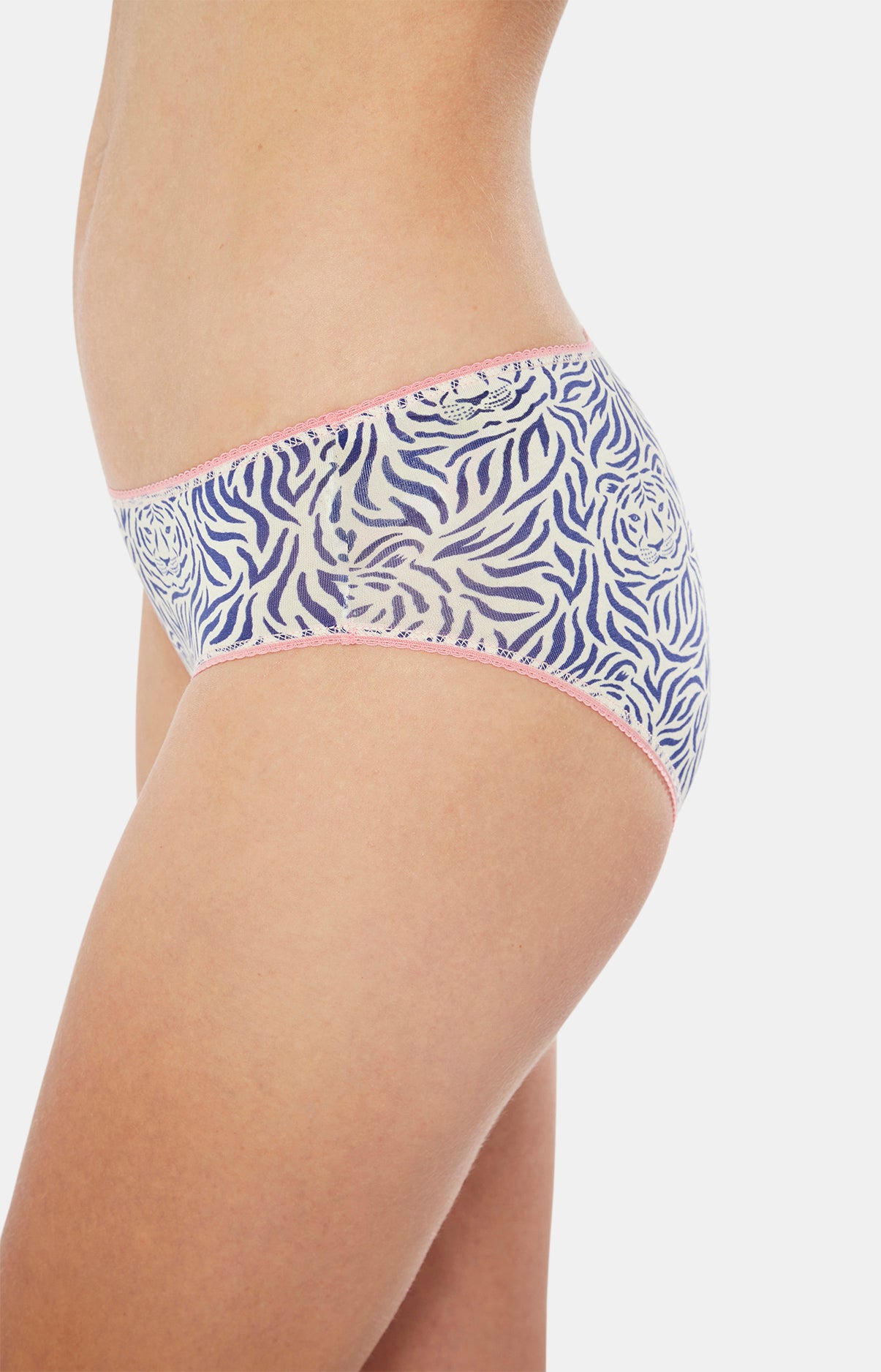 The Tiger Poses Women Boxer Shorts (Ultra Light Cambric Cotton) –